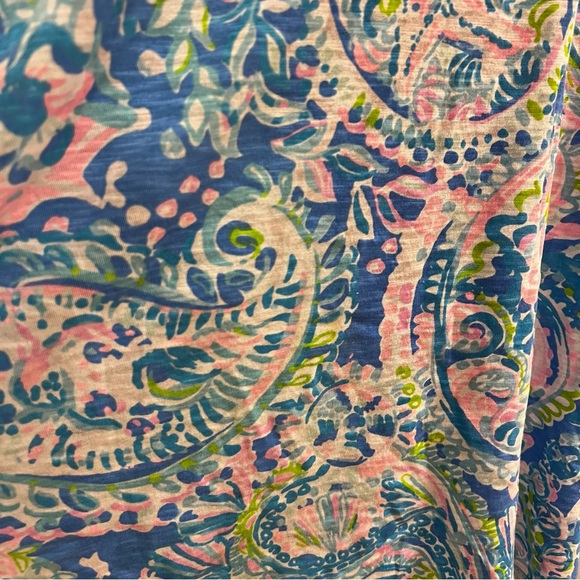 Lilly Pulitzer Gigi starfish paisley top - Picture 4 of 7